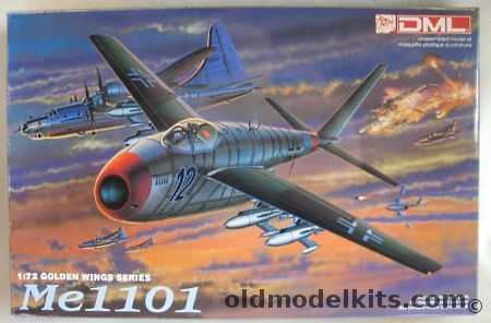 DML 1/72 Messerschmitt P1101 (Me-1101) - with Ruhrstahl X-4 Air-to-Air Missile, 5013 plastic model kit